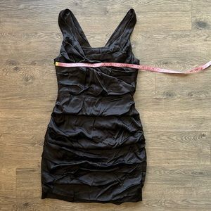 Express silk black dress
